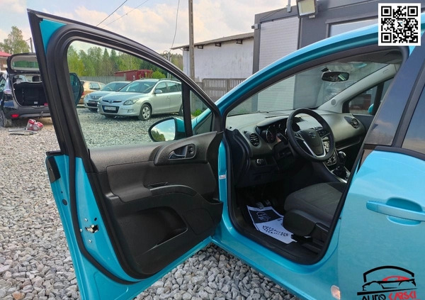Opel Meriva cena 21500 przebieg: 202452, rok produkcji 2010 z Jeziorany małe 742